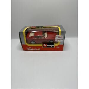 BURAGO DIECAST 1:43 SCALE FERRARI 456 GT - RED #4136 NEW + FAST SHIPPING